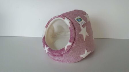 Theemuts 25 Cm Roze Ster