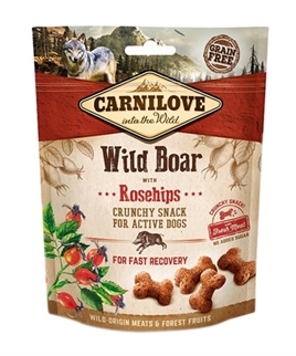 Carnilove Crunchy Snack Everzwijn/Rozenbottel 200 Gr