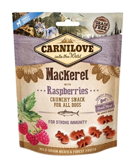 Carnilove Crunchy Snack Makreel/Framboos 200 Gr