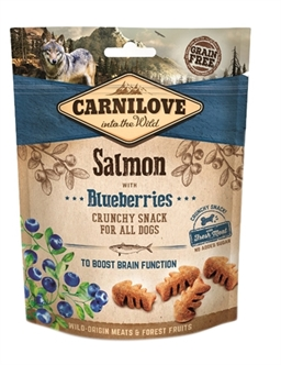 Carnilove Crunchy Snack Zalm/Blauwe Bes 200 Gr
