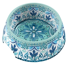 Voerbak Hond Gibraltar Melamine Blauw 18x18x7 Cm 590 Ml