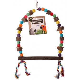 Back Zoo Nature Peper Wood Colour Swing