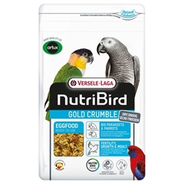 Nutribird Gold Crumble Droog Eivoer Grote Parkieten/Papegaaien 800 gr
