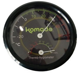 Komodo Thermometer/Hygrometer Analoog 8 Cm