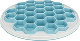 Trixie Slowfeeding Plaat Hive Kunststof / TPR / TPE Grijs / Blauw 30 cm