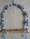 Schommel-15-Cm-Blauw-Wit-Doodshoofdjes