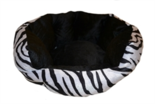 Mand-Velvet-Look-Zebra-38x36x18-Cm